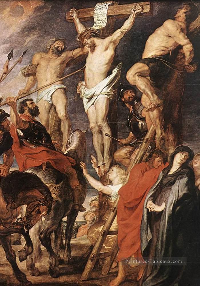 Christ sur la croix entre les deux voleurs Baroque Peter Paul Rubens Peintures à l'huile
